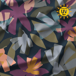 UV-schützendes Lycra PAHOA Schwarz / Violett